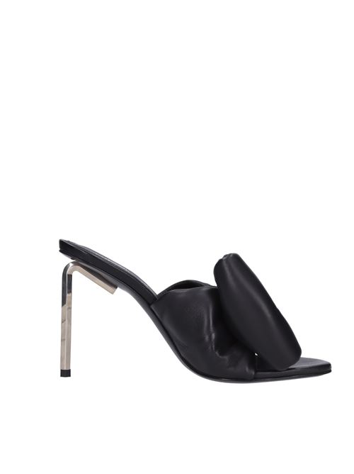 Sandali mules in pelle OFF-WHITE | OWIJ015C99LEA0011072NERO